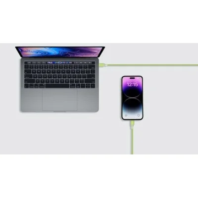 Momox 1-Link&nbsp;Flow&nbsp;Cl&nbsp;Usb-C&nbsp;To&nbsp;Lightning&nbsp;Cable&nbsp;1.2M&nbsp;(Green)